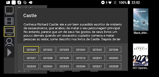Android application Blockchain Player screenshort