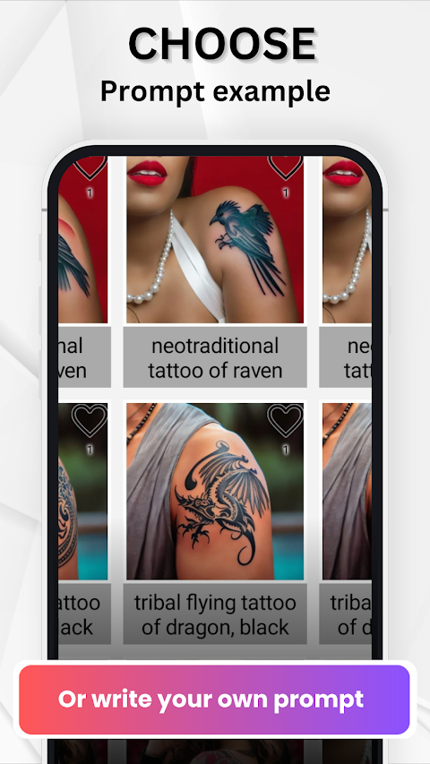 AI4ink: AI テストのタトゥーデザインのおすすめ画像2