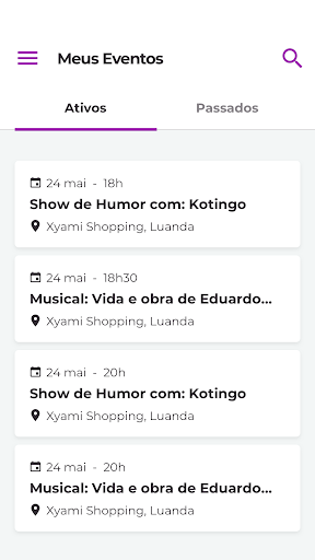 Zukese - Organizador de Evento Screen 2