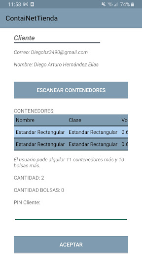 Containet Tienda Screen 2