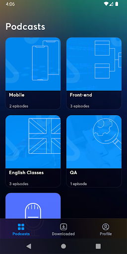 Axon Podcasts Screen 2