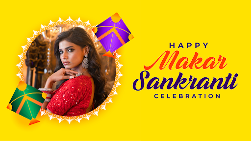 Android application Makar Sankranti Photo Frames screenshort