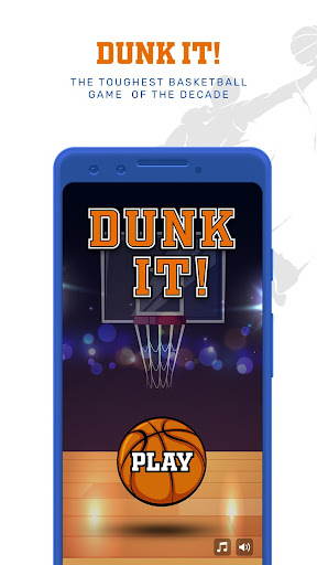 Android application DUNK IT! - Toughest Basket Bal screenshort