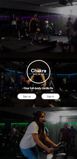 Android application Chakra Athletica screenshort
