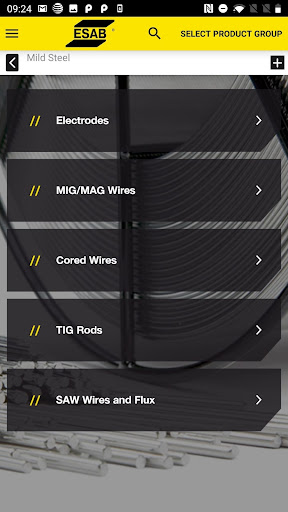 ESAB Ignite Screen 2