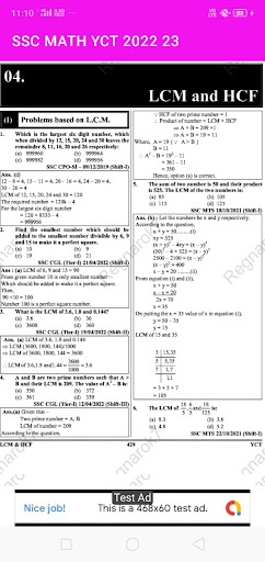 SSC CHSL CGL MATH 2023 Screen 3
