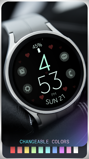 Digital Love watch face Screen 3