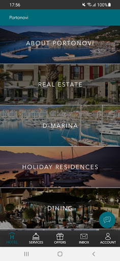 Android application Portonovi Resort screenshort