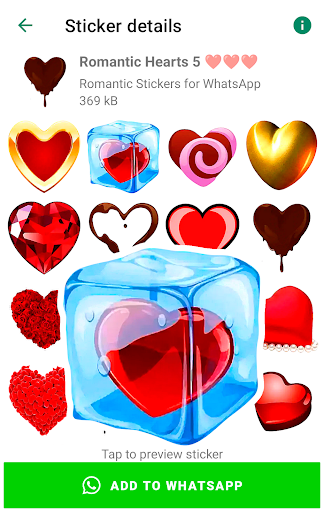 Romantic Stickers for WhatsApp Screen 2