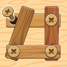Ikonbilde Wood Puzzle: Nuts & Bolts