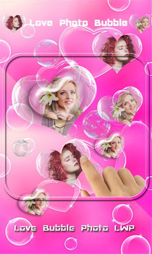 Love Bubble Photo HD Live wallpaper