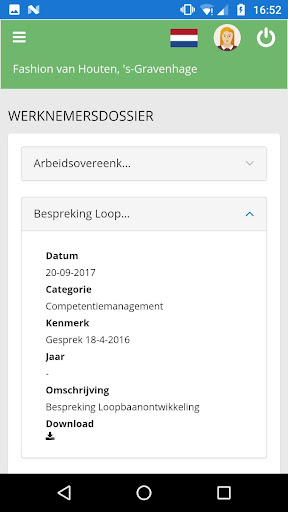 Werknemerloket screenshot 4