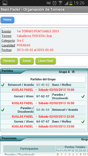 AJUPA Santa Fe Padel Screen 2
