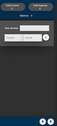 Expense Tracker Screen 2