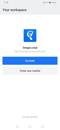 Vista previa de la aplicación