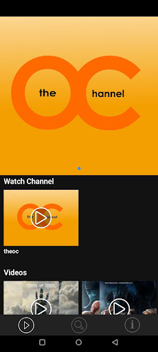 Android application The OC Channel screenshort