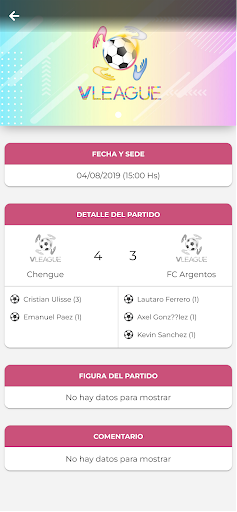 VLEAGUE Screen 3