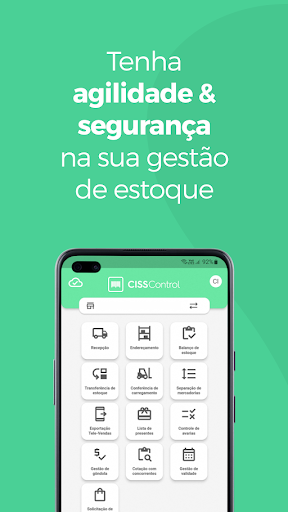 Android application CISSControl screenshort