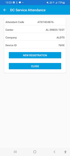 Aldrees Attendant App Screen 3