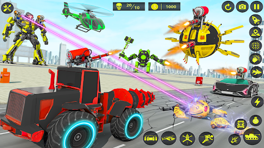 Captura de Pantalla 7 Army Tank Robot Car Games: android