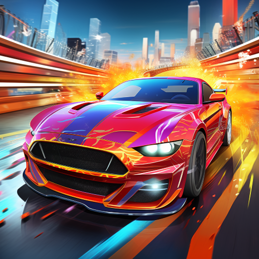 Crazy Highway CarX Racer Game logo