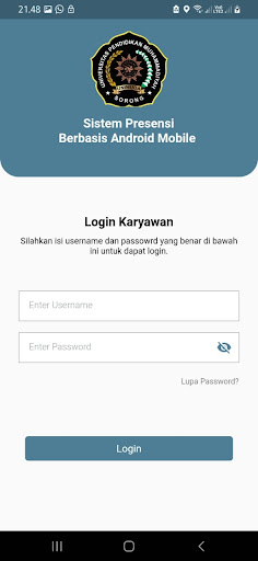 Presensi Mobile UNIMUDA Sorong Screen 2