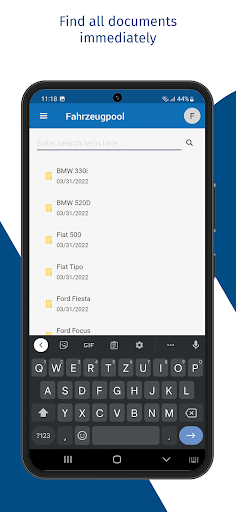 windream Dynamic Workspace Screen 2