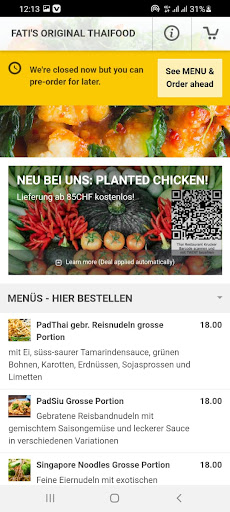 Fatis Original Thaifood Screen 3