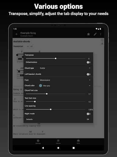 GuitarTab - Tabs and chords - Music & Audio - apps