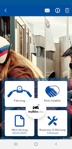 Android application myBike plus screenshort