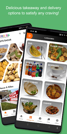 Bahar se: Food Delivery Screen 2