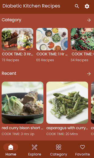 Android application Diabetic Kitchen Recipes screenshort
