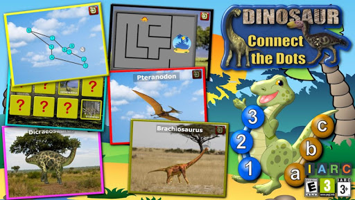 Android application Kids Dinosaur Join the Dots screenshort