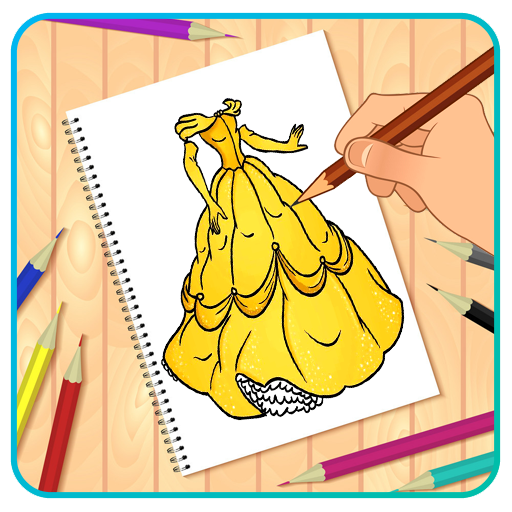 dibujar vestido de princesa