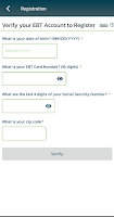 screenshot of LifeInCheck EBT