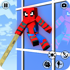 Spider Craft Rope Hero Games icon