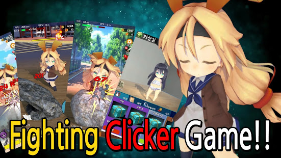 Fighting Girl idle Game - Clicker RPG screenshots 1