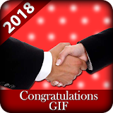 GIF Congratulations 2018 icon