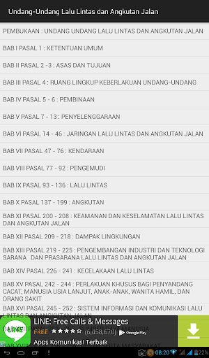 UU Lalu Lintas Angkutan Jalan Screen 2