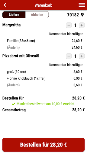 Bella Pizza Stuttgart Screen 2
