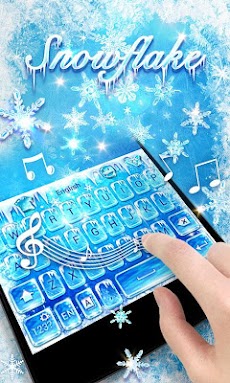 Snow Flake GO Keyboard Themeのおすすめ画像4
