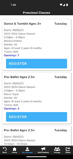 2nd Street Studio of Dance Screen 3