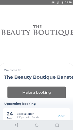Android application The Beauty Boutique Banstead screenshort