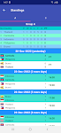 screenshot of World Soccer Fixtures