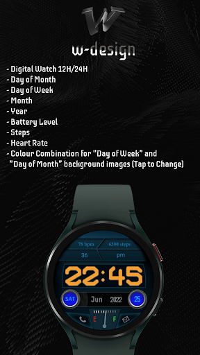 W-Design WOS089 - Watch Face Screen 2