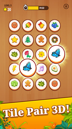 Tile Pair 3D - Tile Connect Puzzle & Match Brain - v1.0.3