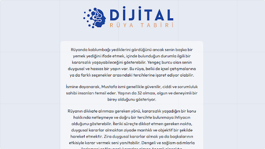 Dijital Rüya Tabiri