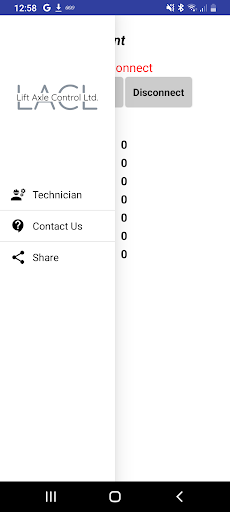 Android application Server Client screenshort