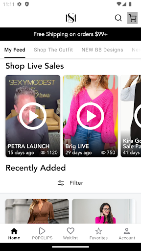 Screenshot of SexyModest Clothing