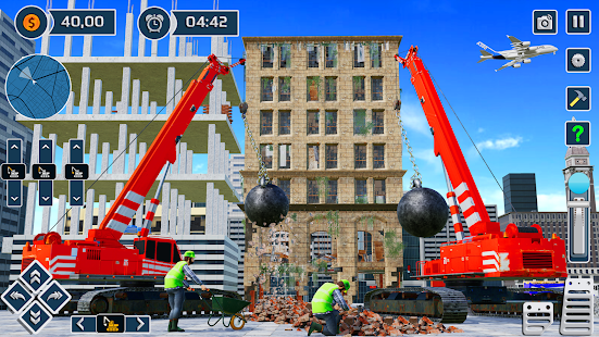 Excavator sim destroying games Screenshot
